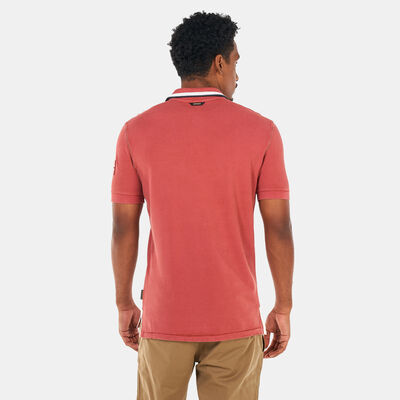 Napapijri Men's Gandy 3 Marsala Polo Shirt Red