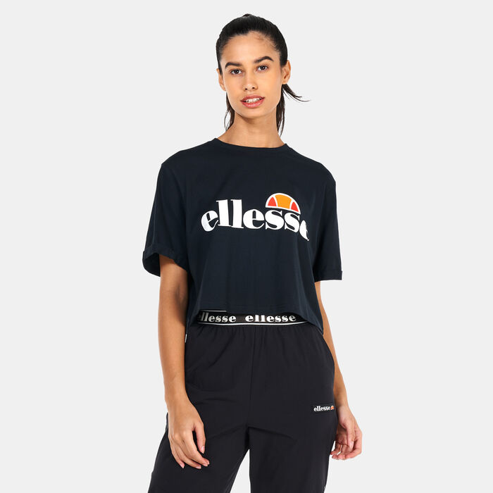 ellesse Women's Alberta Crop Top Black image number 0