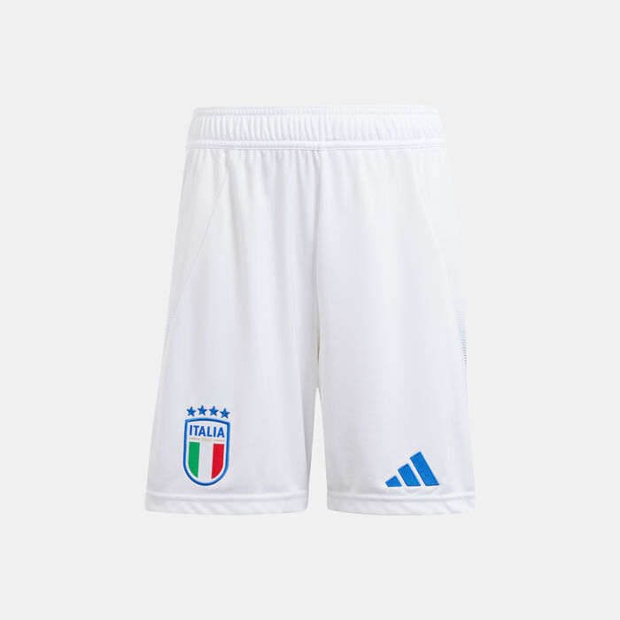 adidas Kids' Italy Replica Home Football Shorts - 2024 White image number 0