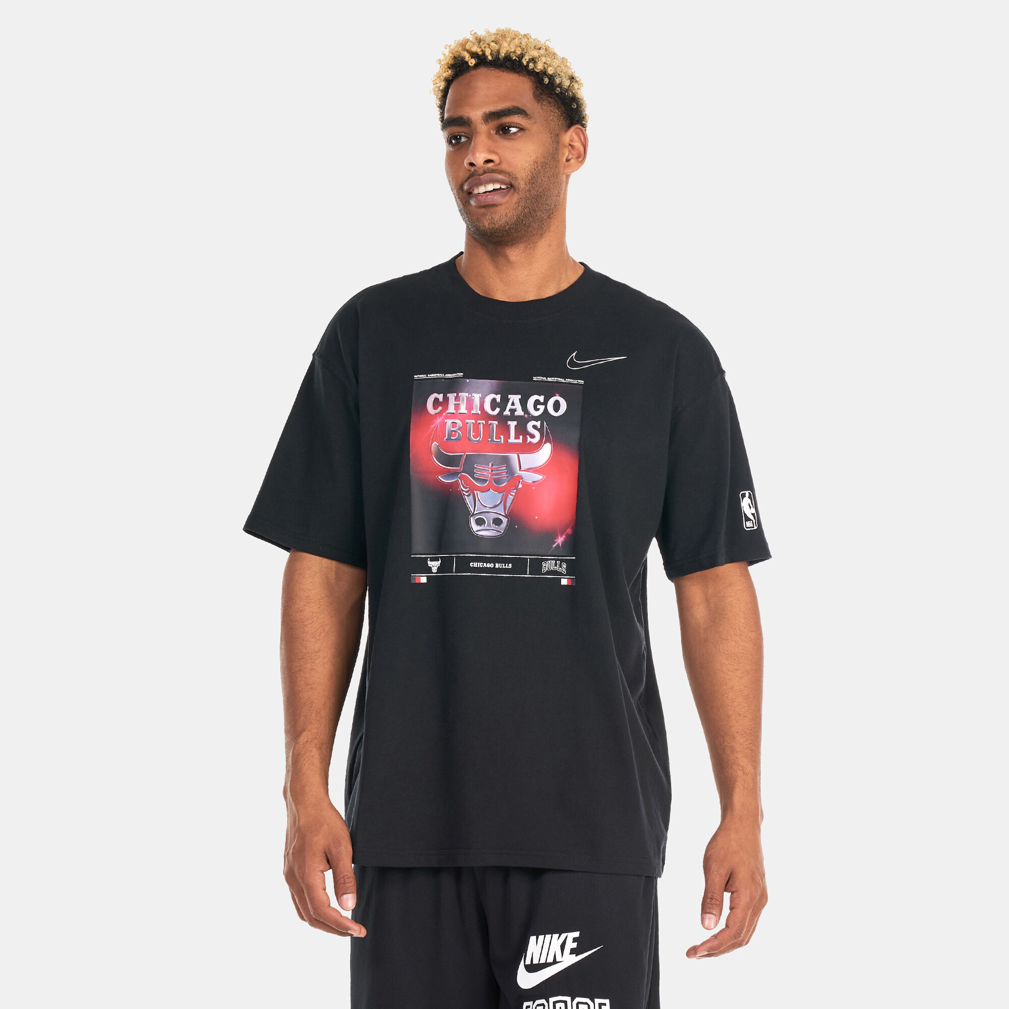 CHICAGO BULLS ESSENTIAL NIKE NBA MAX90 T-SHIRT 'BLACK