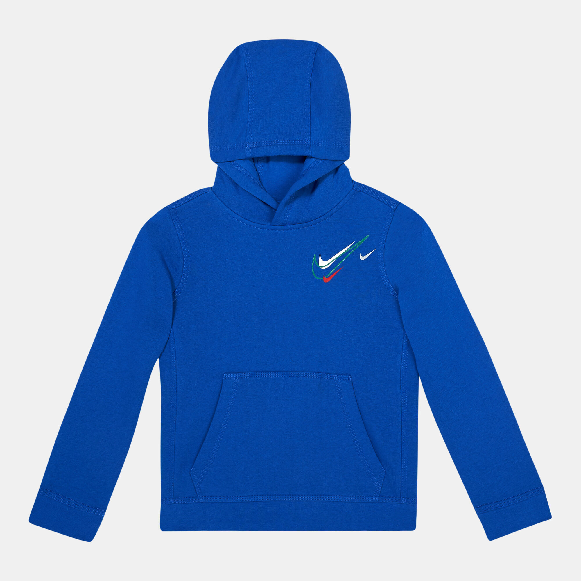Kids Sportswear Fleece Hoodie Older Kids Blue Nike in Kuwait SSS