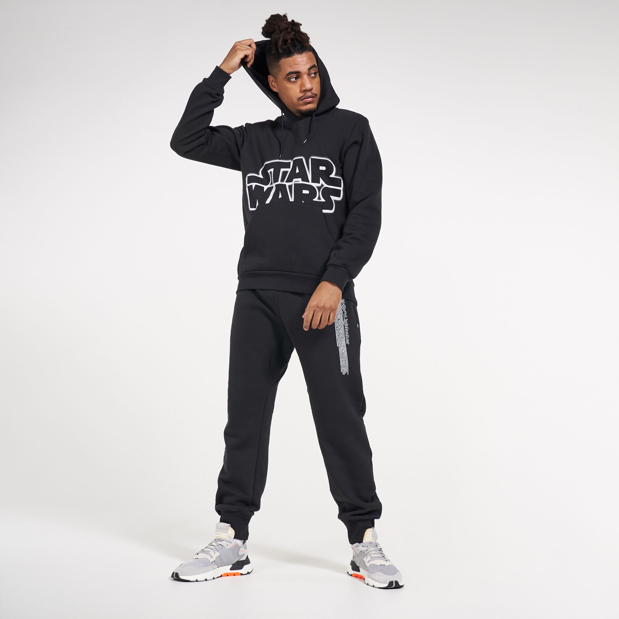 Buy adidas Men s Star Wars Rebel Against Tradition Hoodie Black in
