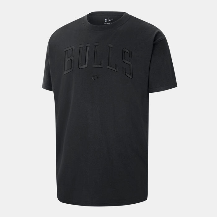 Nike Men's NBA Chicago Bulls Courtside T-Shirt Black image number 0