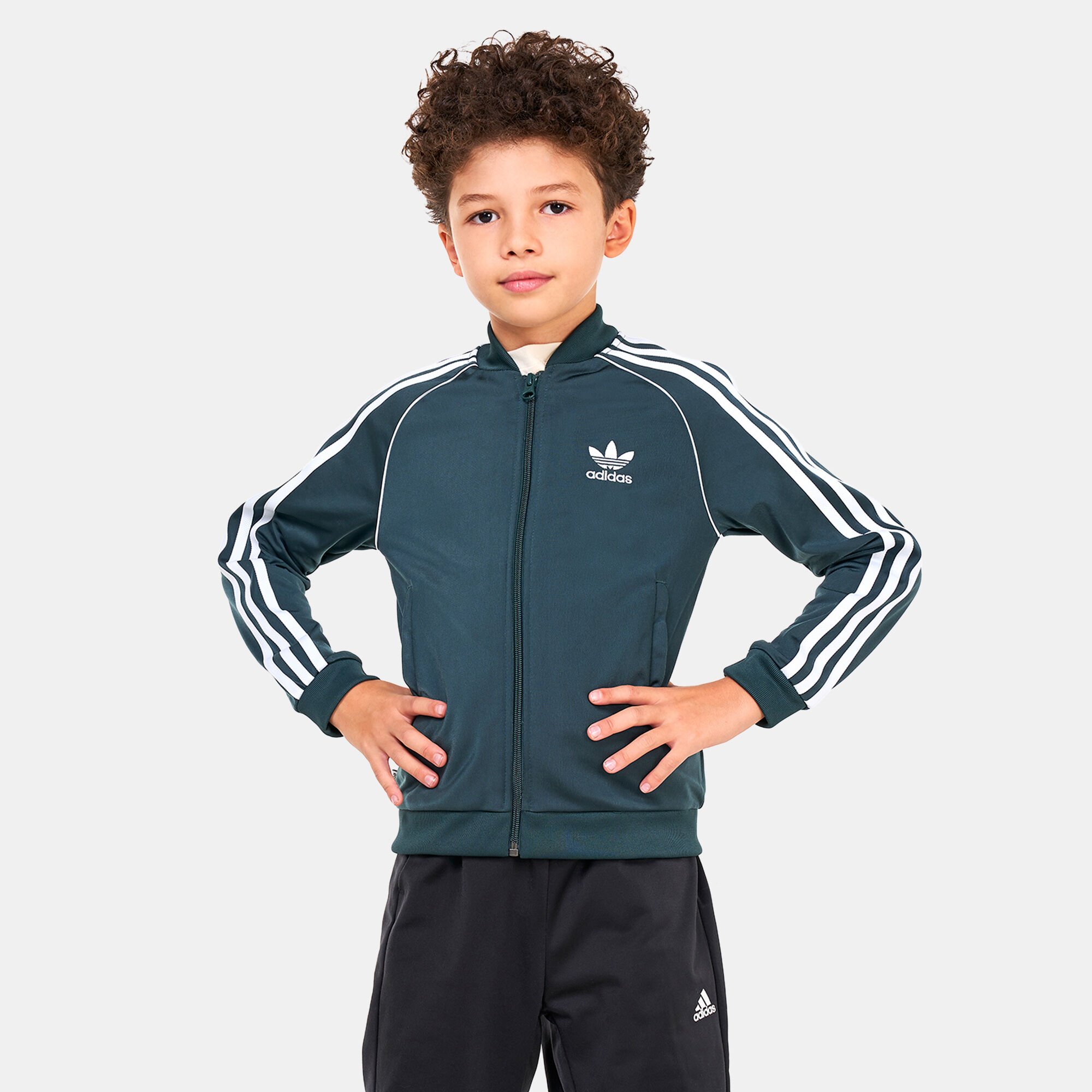Buy adidas Kids Adicolor SST Track Jacket Green in Kuwait SSS