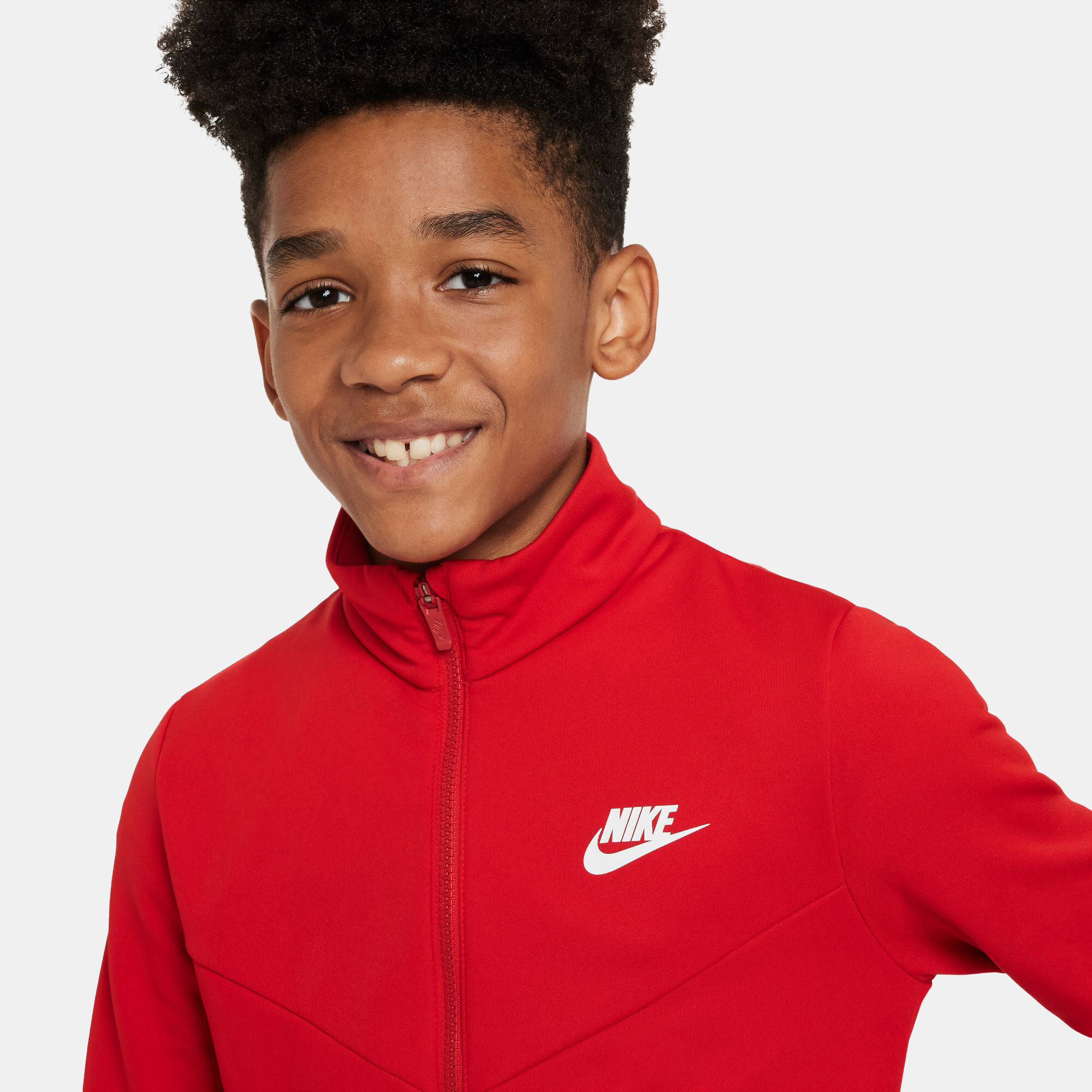 Red checkered nike tracksuit on sale