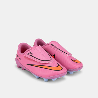 Nike Kids' Mercurial Vapor 16 Club Multi Ground Low-Top Football Shoes Pink