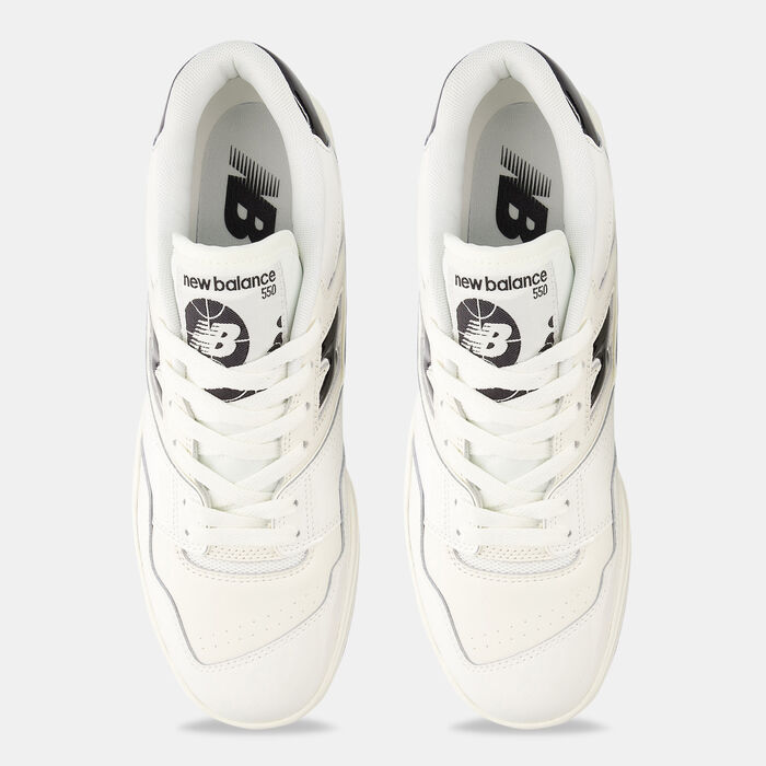 New Balance Men's 550 Shoes White image number 4