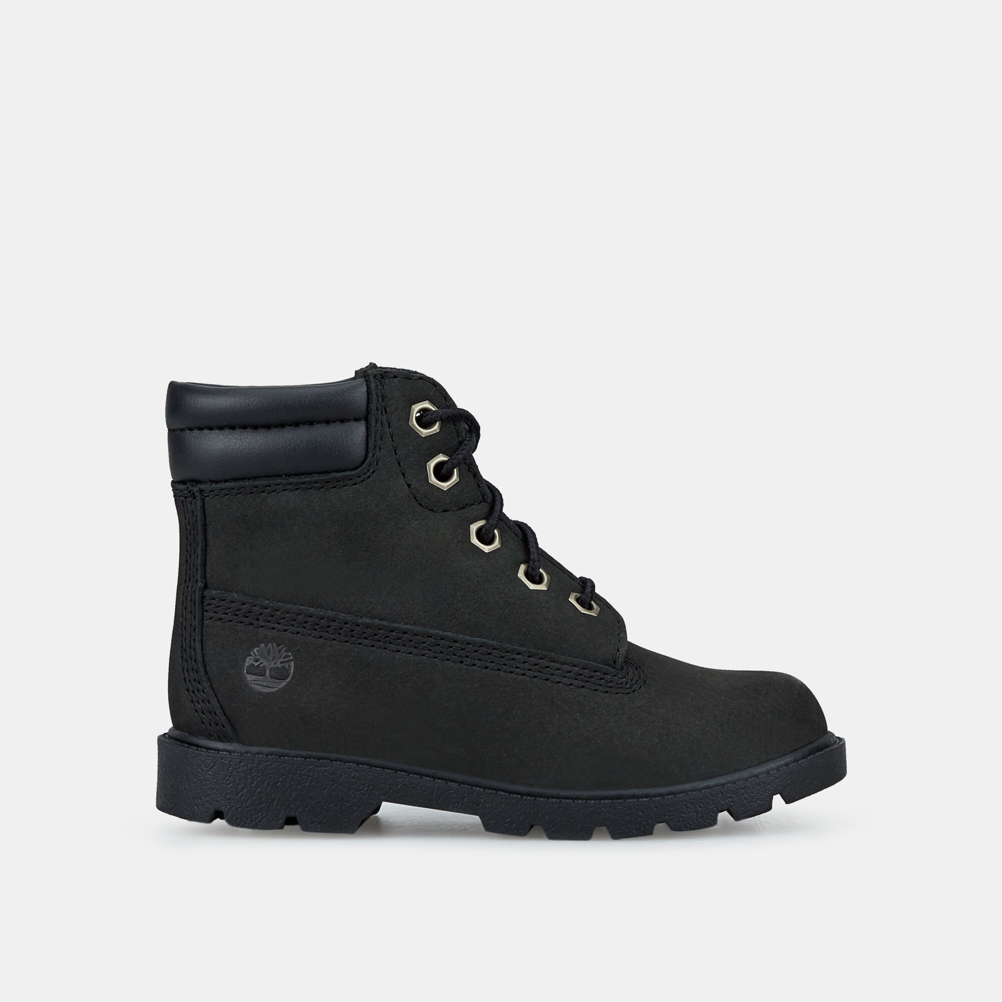 Kids 6 Inch Water Resistant Basic Boot Black Timberland in Kuwait SSS