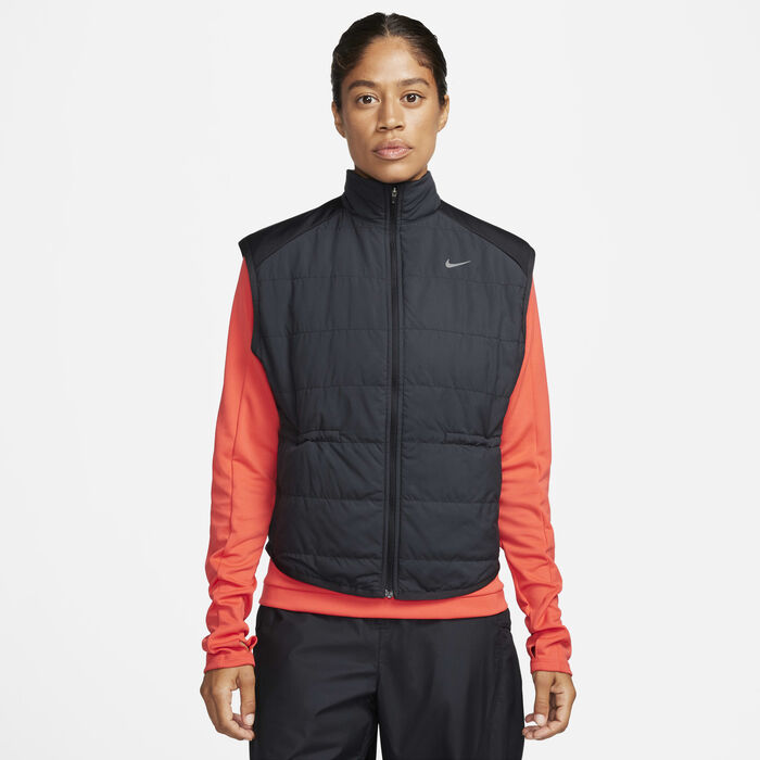 Nike Women's Therma-FIT Swift Running Gilet Black image number 0