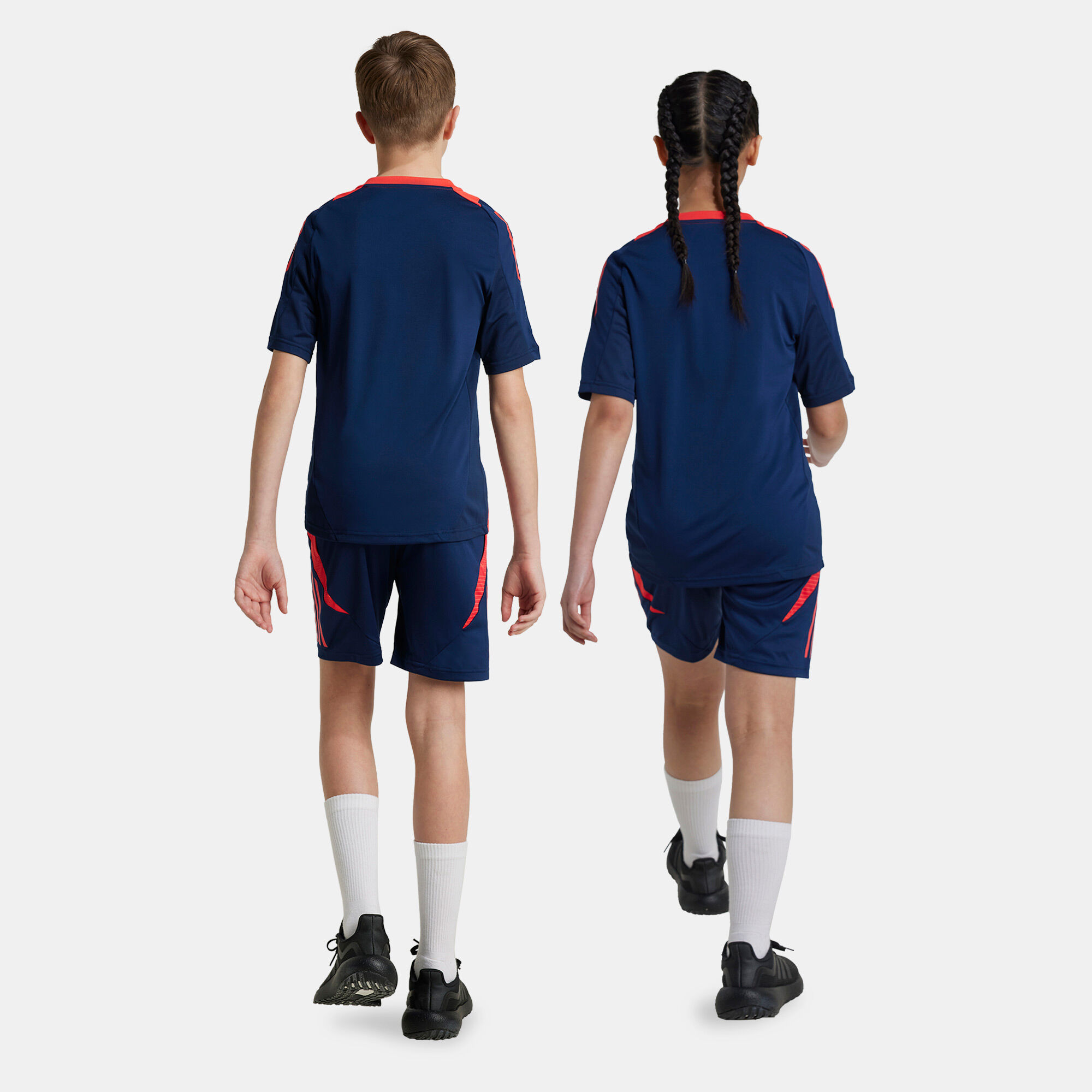 Kids Manchester United Tiro 24 Competition Training Football Shorts Blue adidas in Kuwait SSS