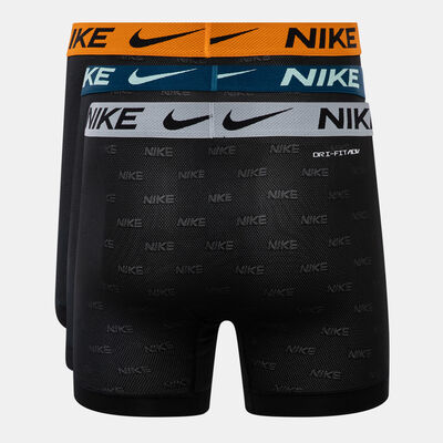 Nike Men's Dri-FIT Elite Breathe Boxer Briefs (3 Pack) Black
