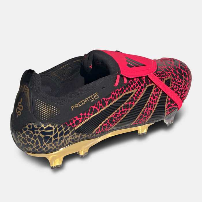 adidas Men's Predator Elite Fold-Over Tongue Firm Ground Boots Black image number 2