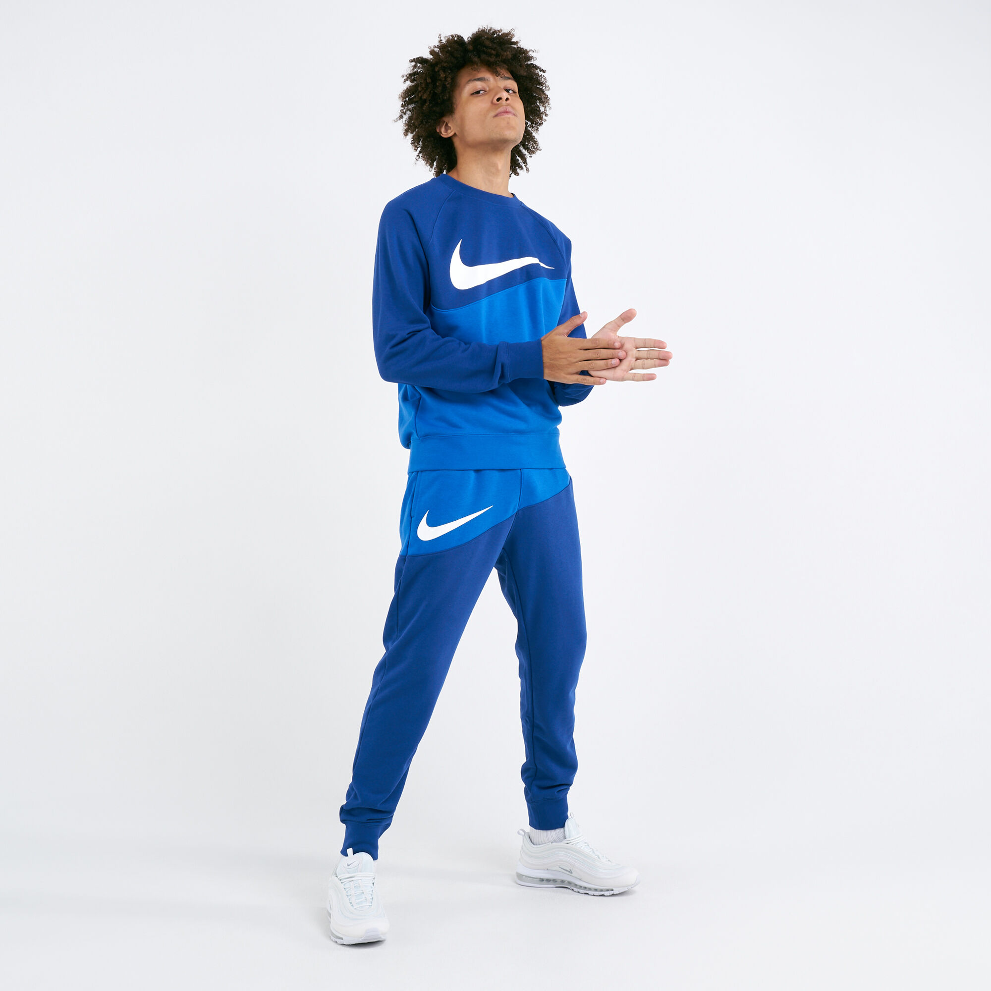 Nike Swoosh Fleece Pants Ashen Slate | Culture Kings