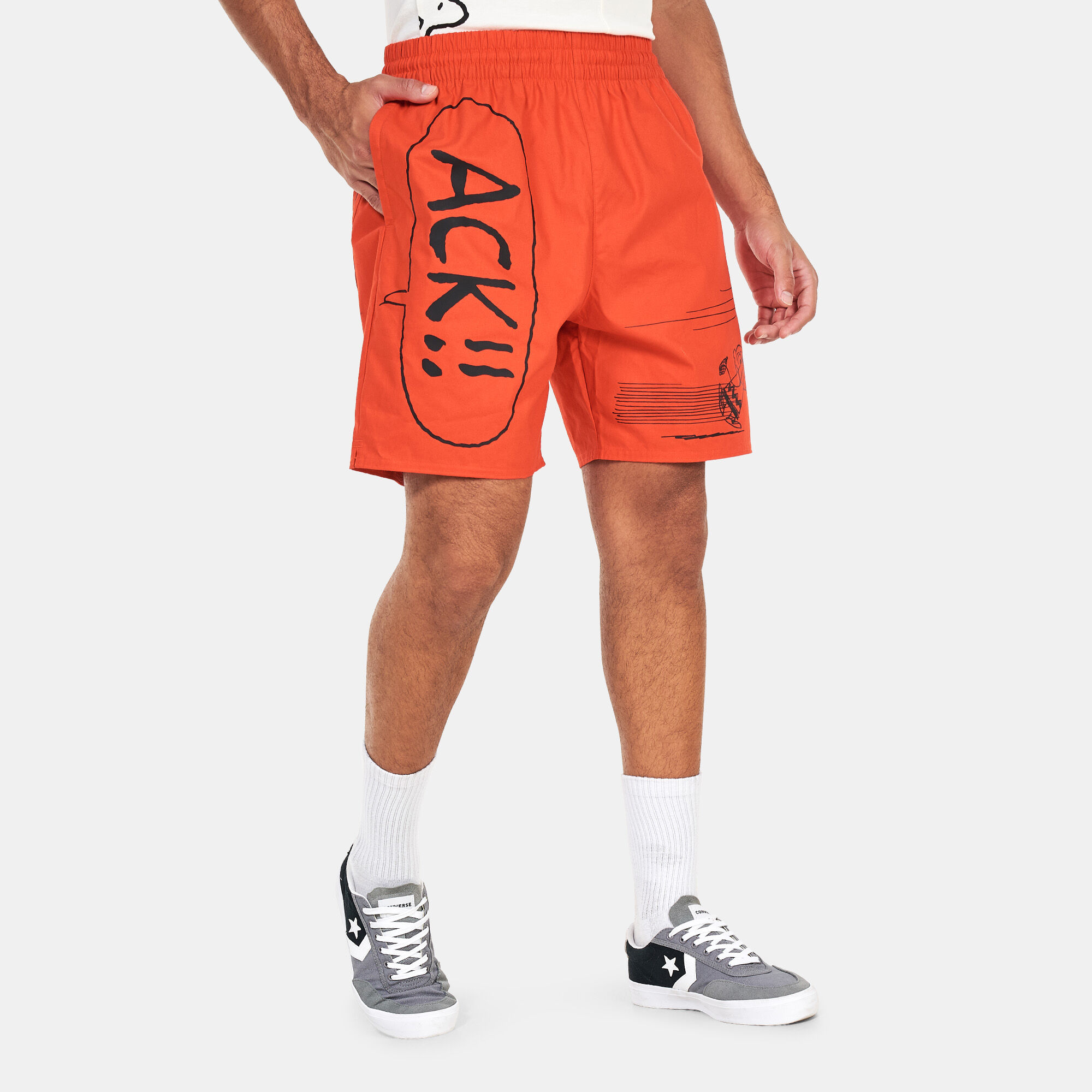 Mens red converse shorts new arrivals