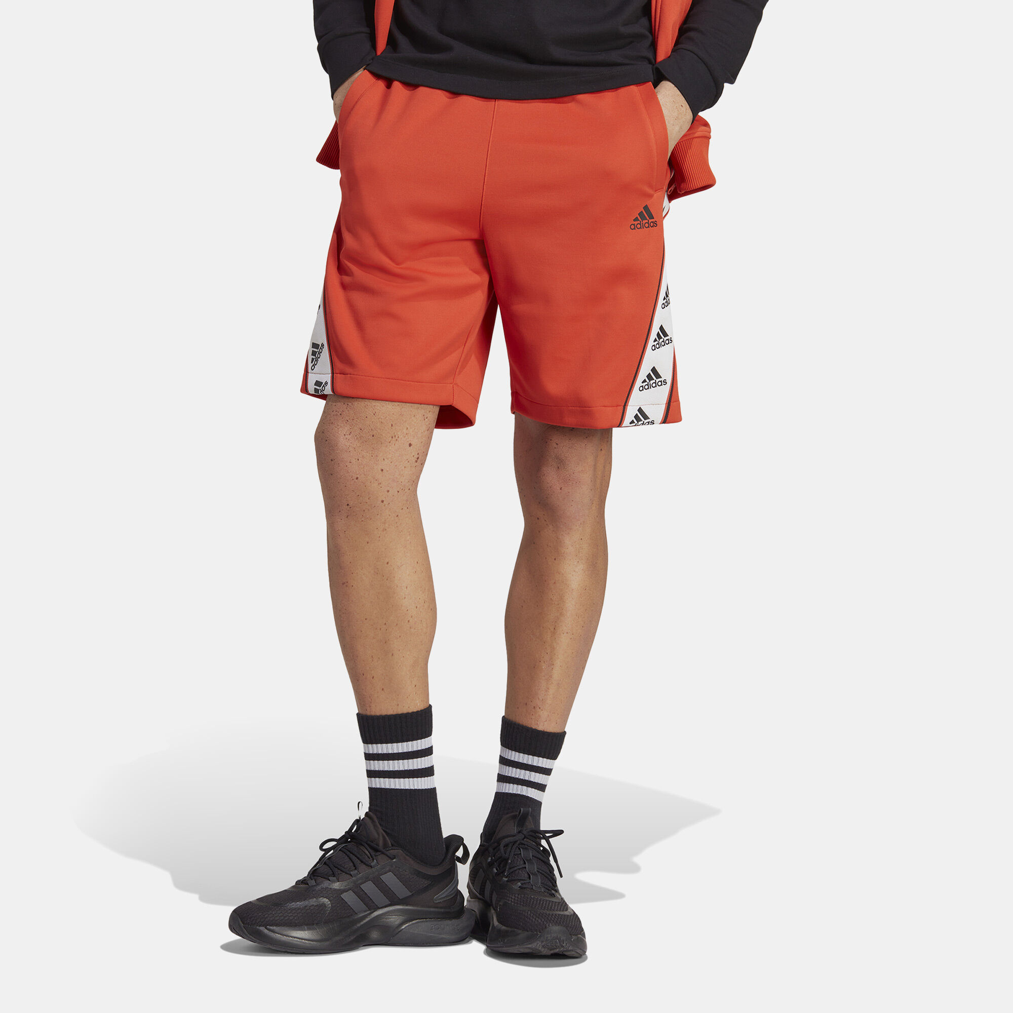 Tape sales shorts adidas