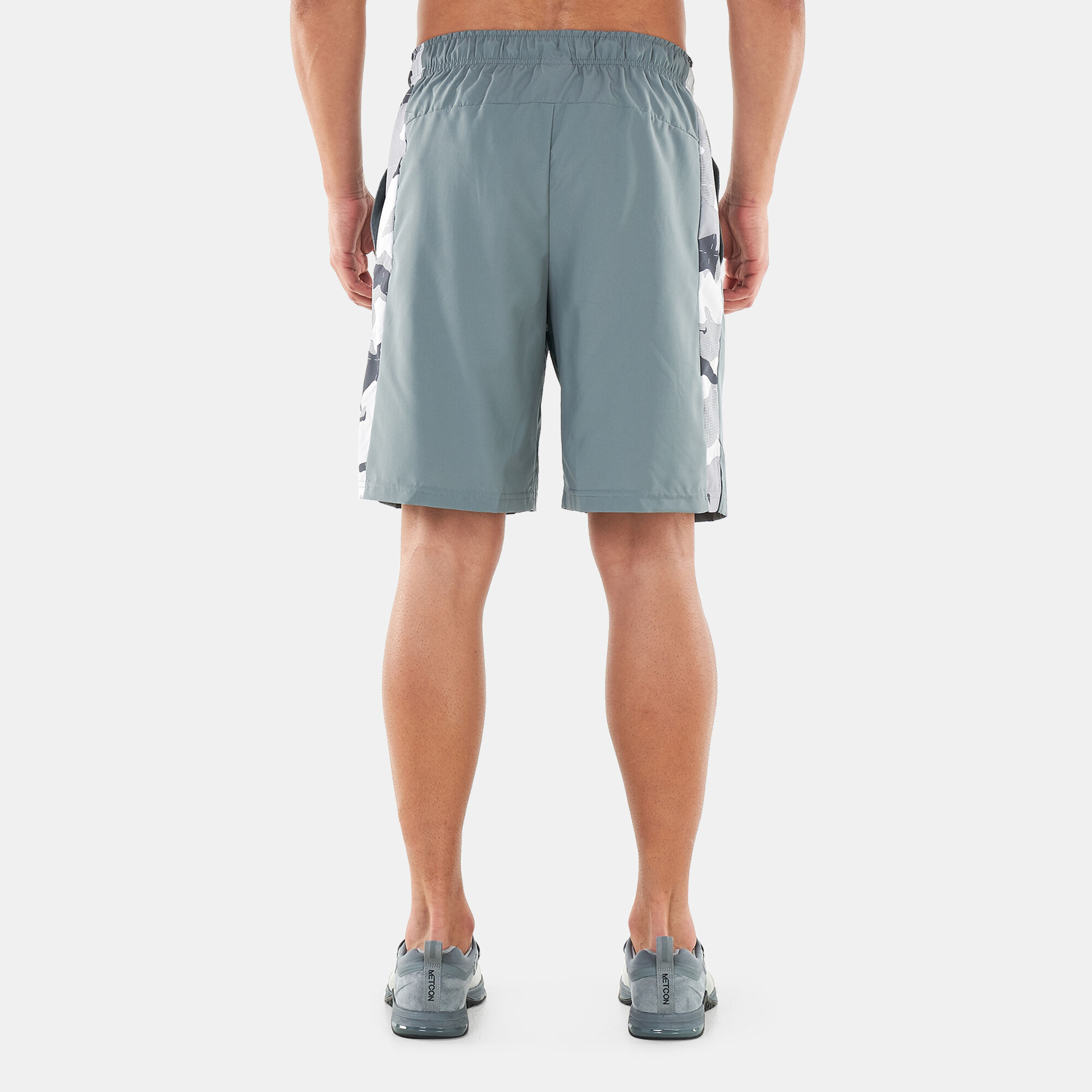 Men s Dri FIT Flex Woven Camo Training Shorts Grey Nike in Kuwait SSS