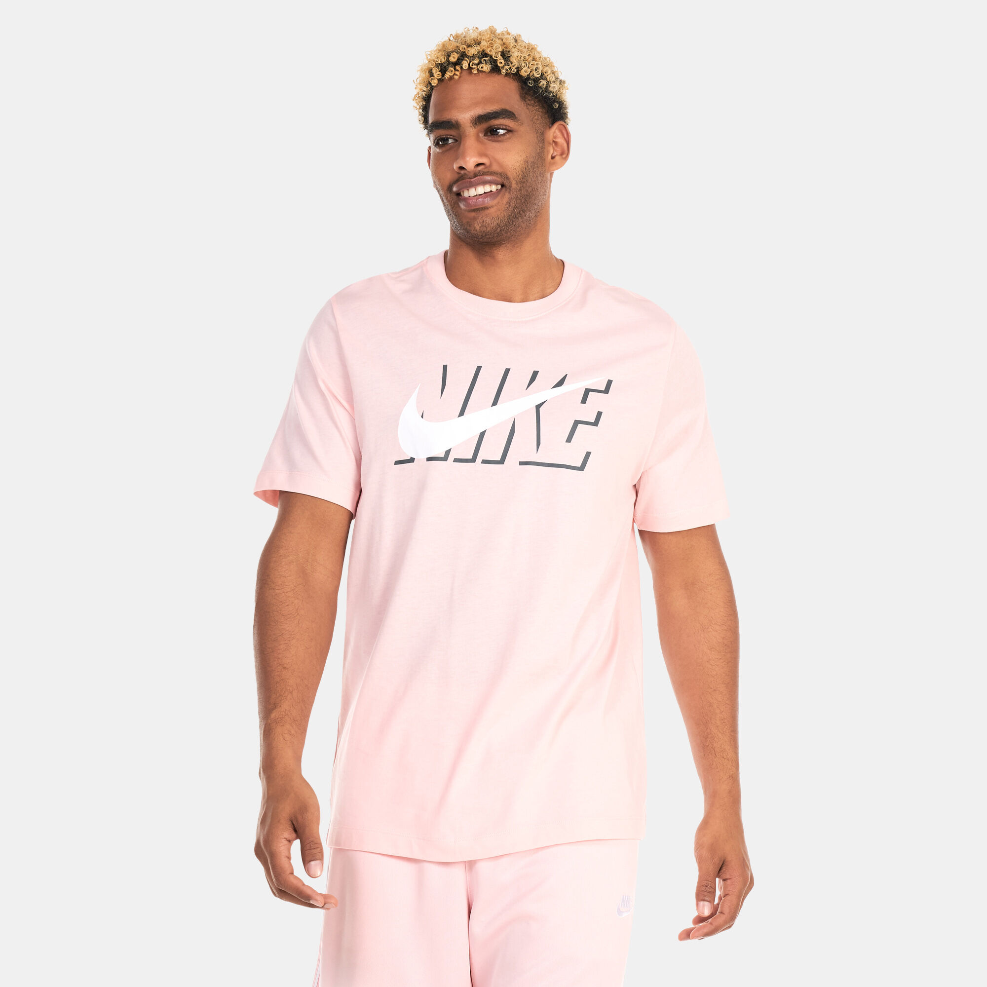 Men s Sportswear Block Swoosh T Shirt
