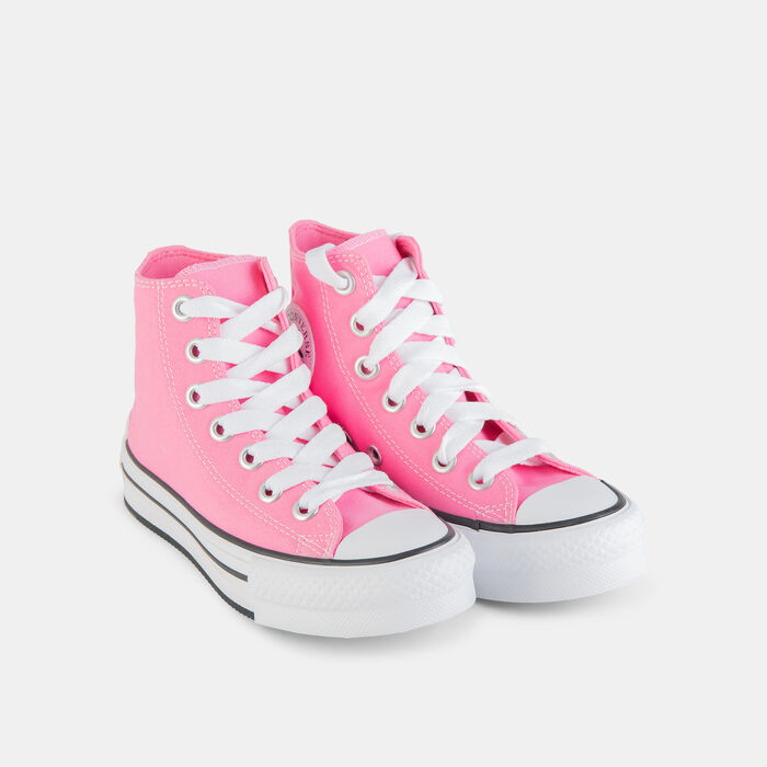 Converse Kids' Chuck Taylor All Star Eva Lift Platform Shoes Pink image number 1