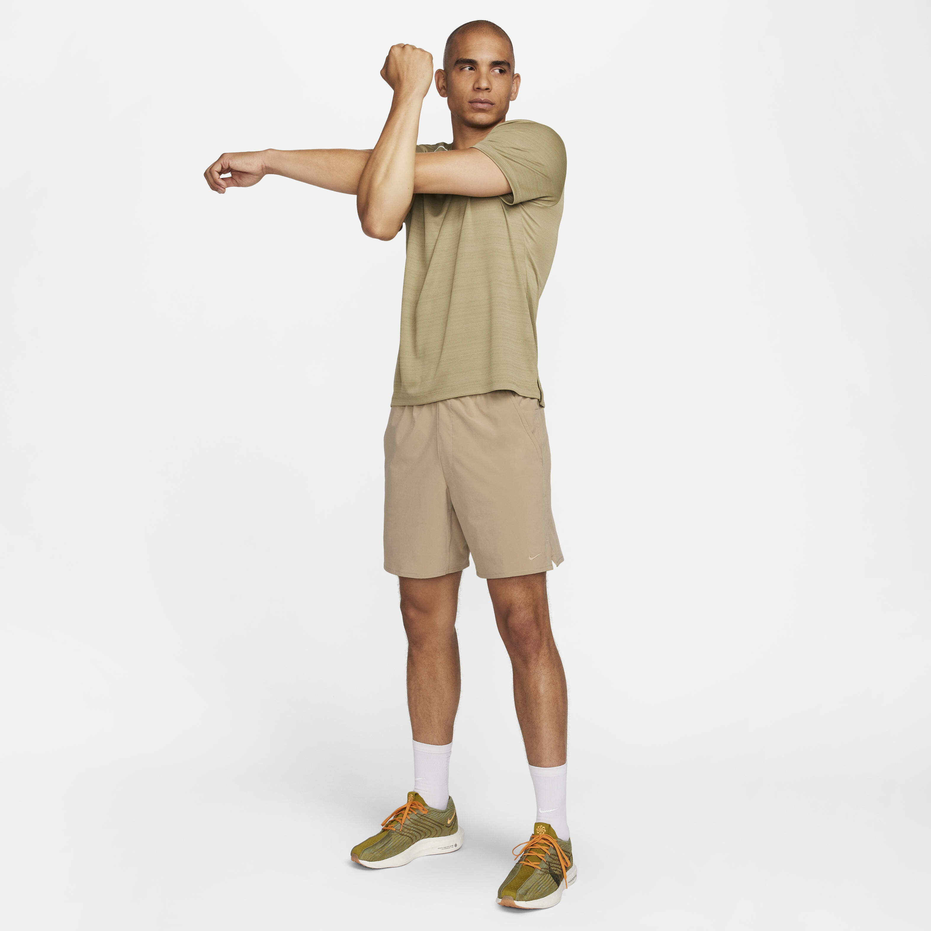 Men s Unlimited Dri FIT Shorts Beige Nike in Kuwait SSS