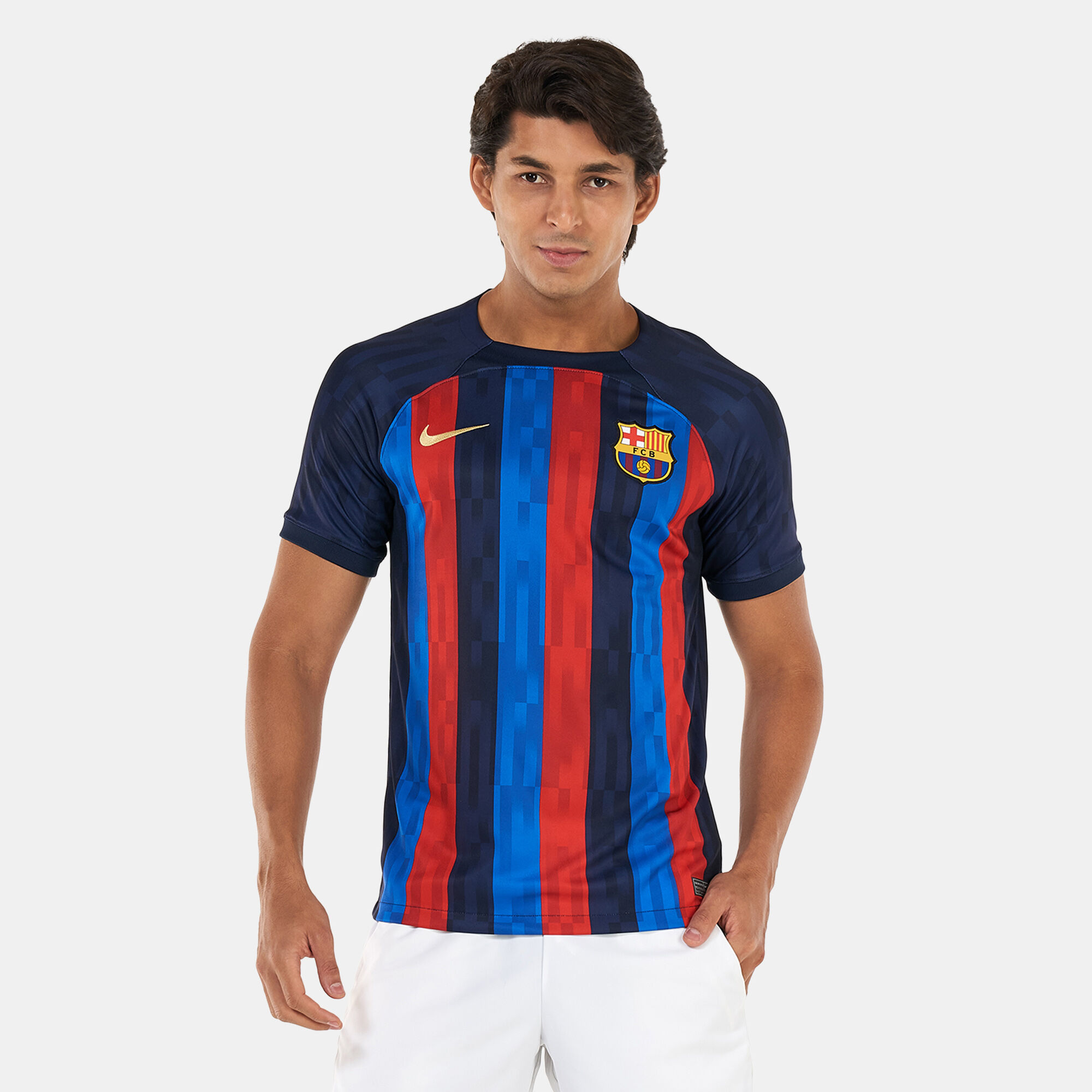 Shop Nike Men's Dri-FIT F.C. Barcelona Stadium Home Jersey