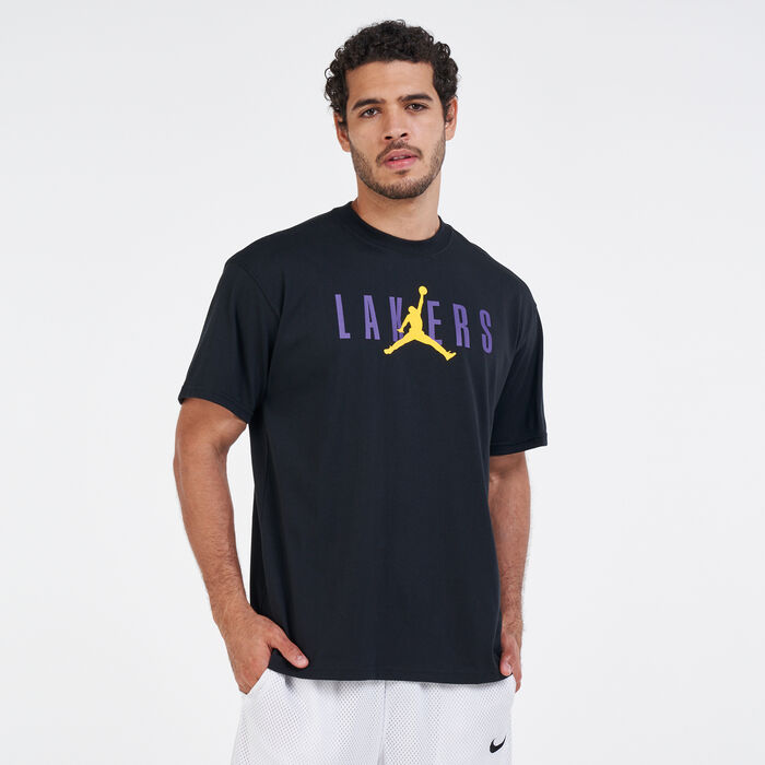 Los Angeles Lakers Jordan Statement T-Shirt - White - Mens