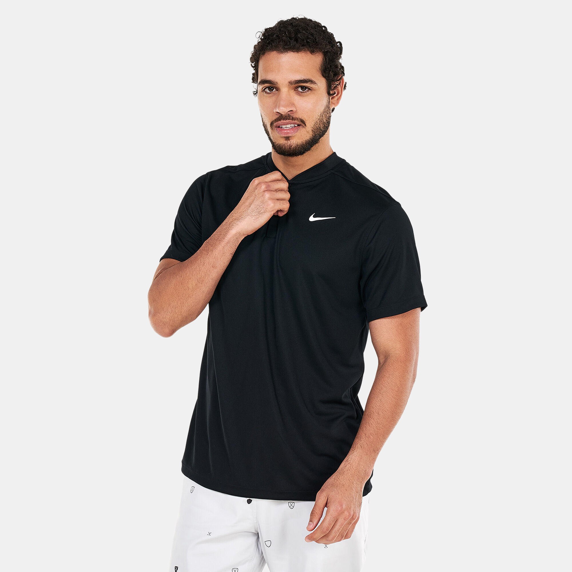 Men s Dri FIT Victory Blade Polo Shirt White Nike in Kuwait SSS