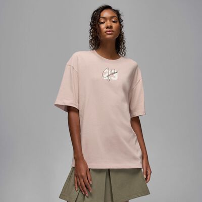 Jordan Women's Essentials Graphic T-Shirt Brown