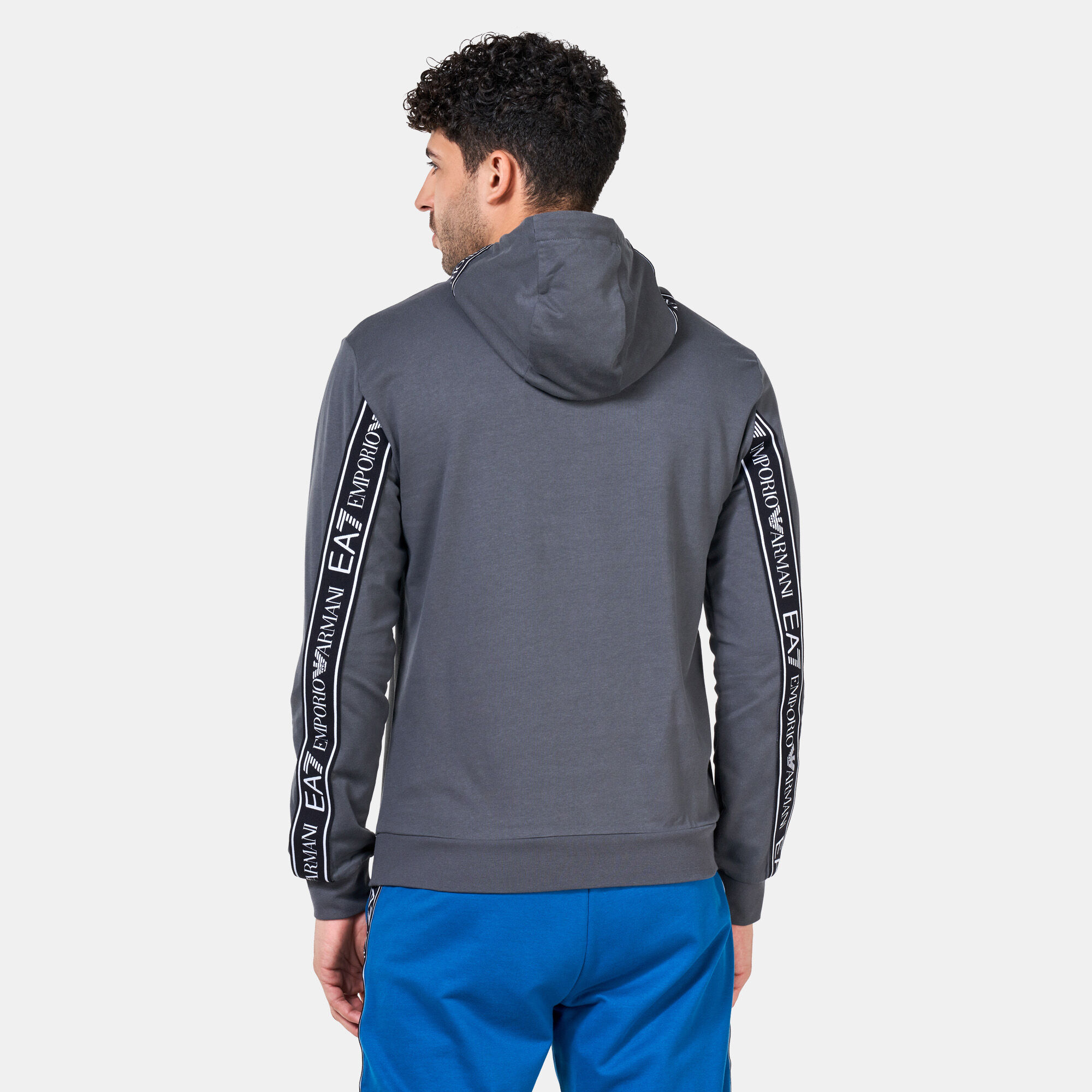 Buy EA7 Emporio Armani Men s Logo Pack Hoodie Grey in Kuwait SSS
