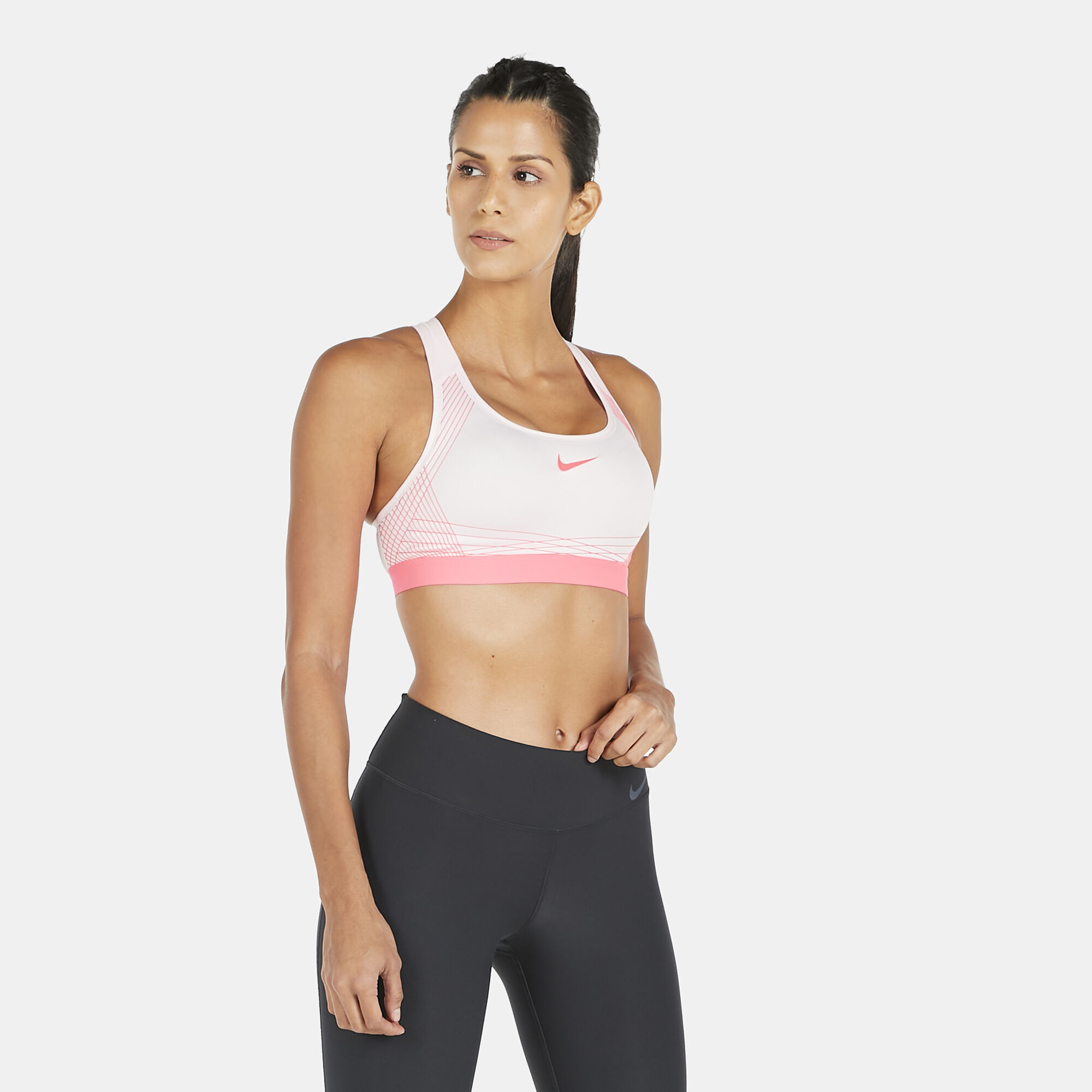Buy Nike Women s Pro Hyper Classic Sports Bra Pink in Kuwait SSS