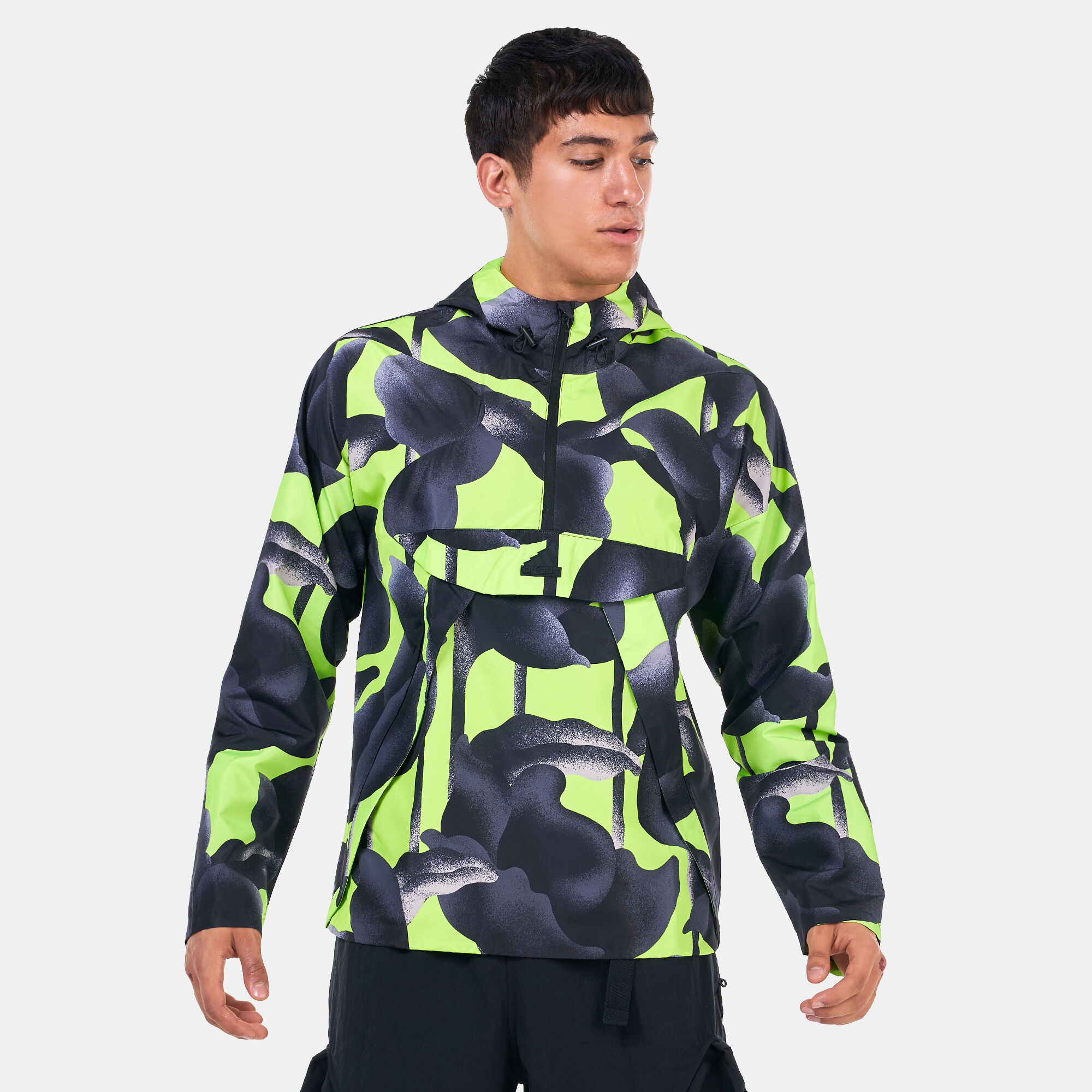 Adidas skateboarding windbreaker in camo print top