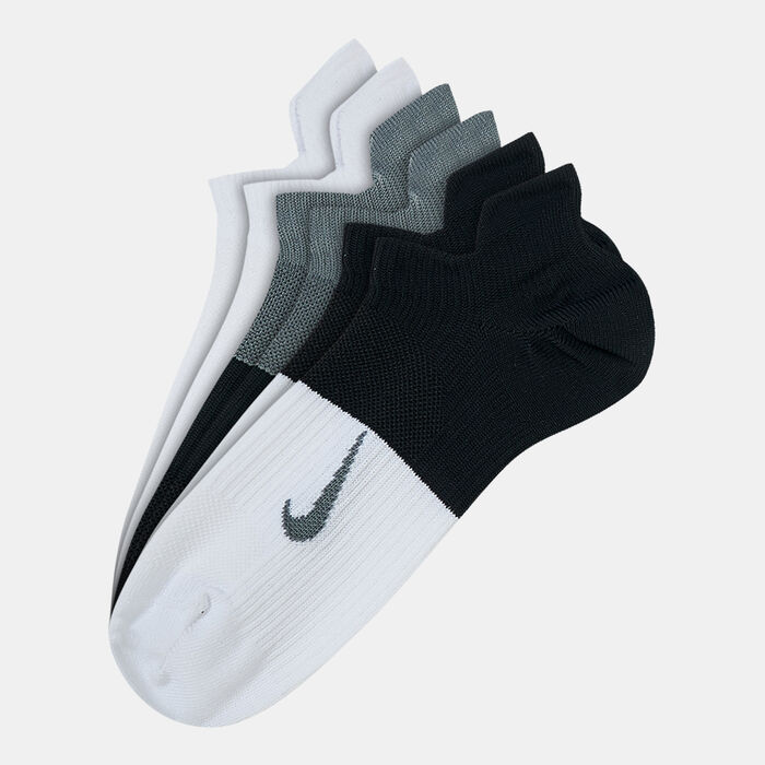 Nike Women's Everyday Plus Lightweight No-Show Training Socks (3 Pack) White image number 0