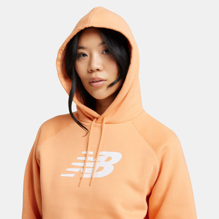 New Balance Women's Sport Logo Hoodie Blue image number 5