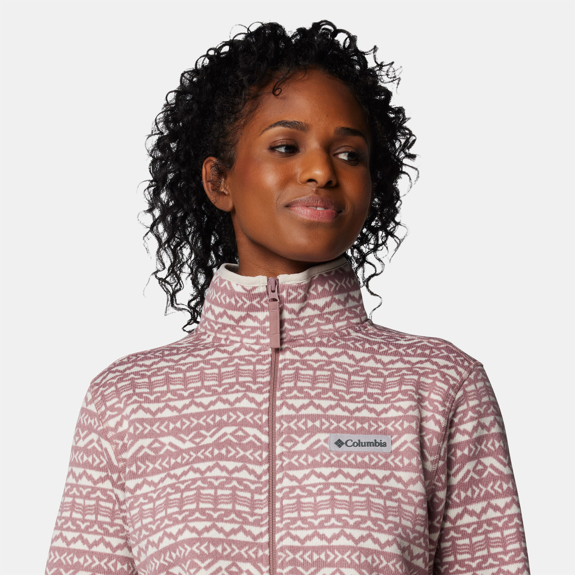 Columbia fleece jacket purple on sale