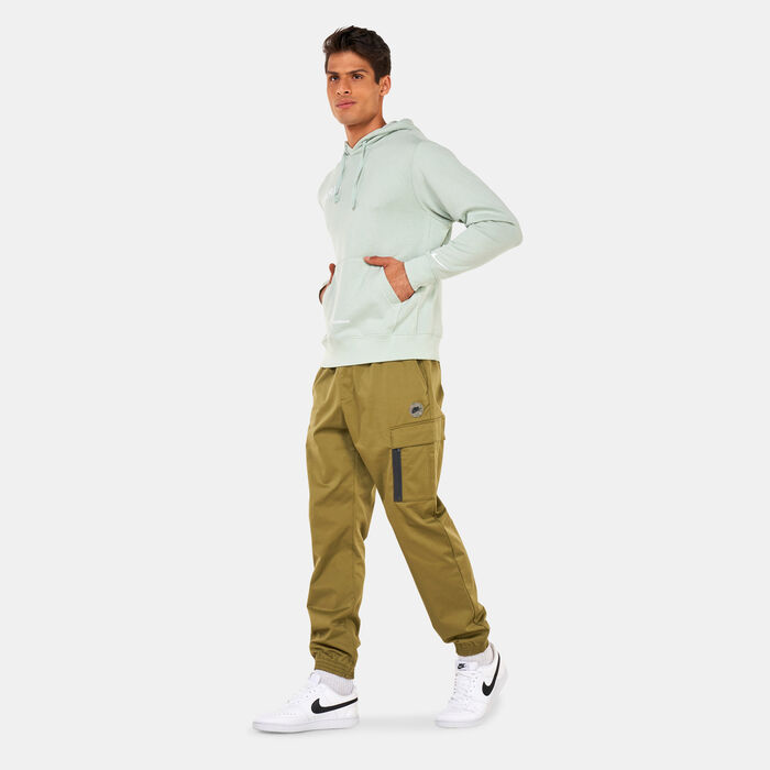 Nike Men's Paris Saint-Germain Fleece Hoodie Green image number 2