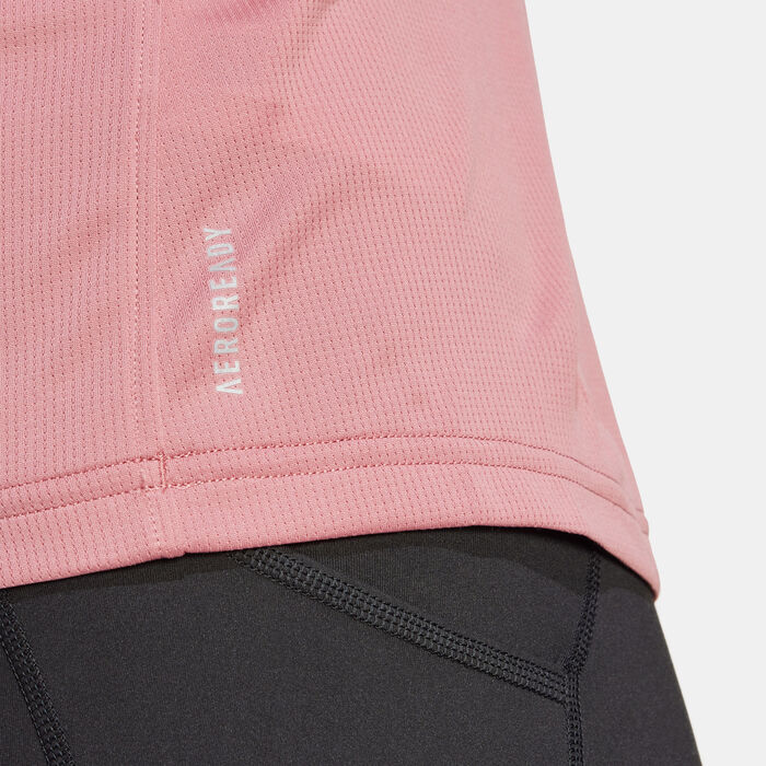 adidas Women's Run It T-Shirt Red image number 4