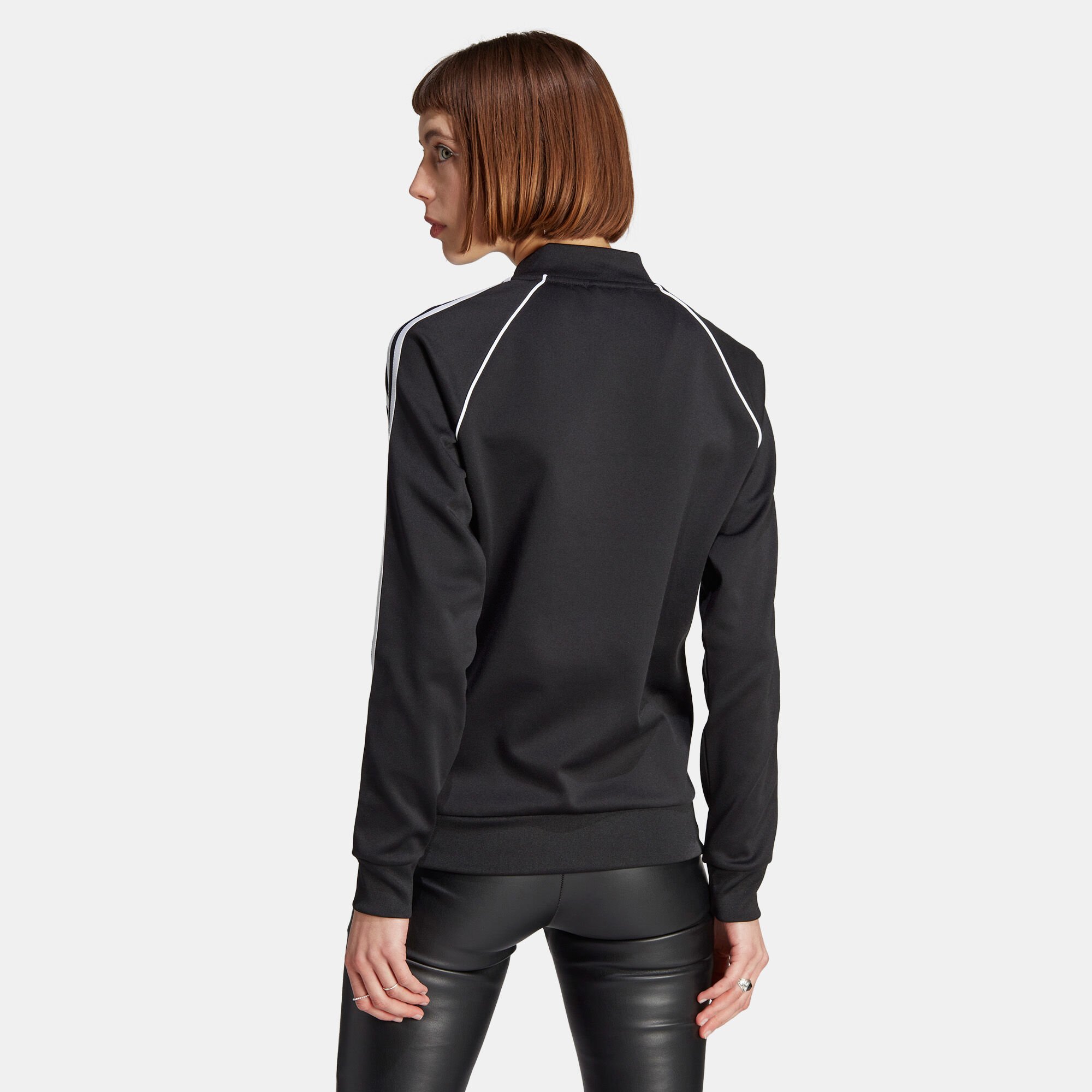Adidas sst best sale track jacket women's