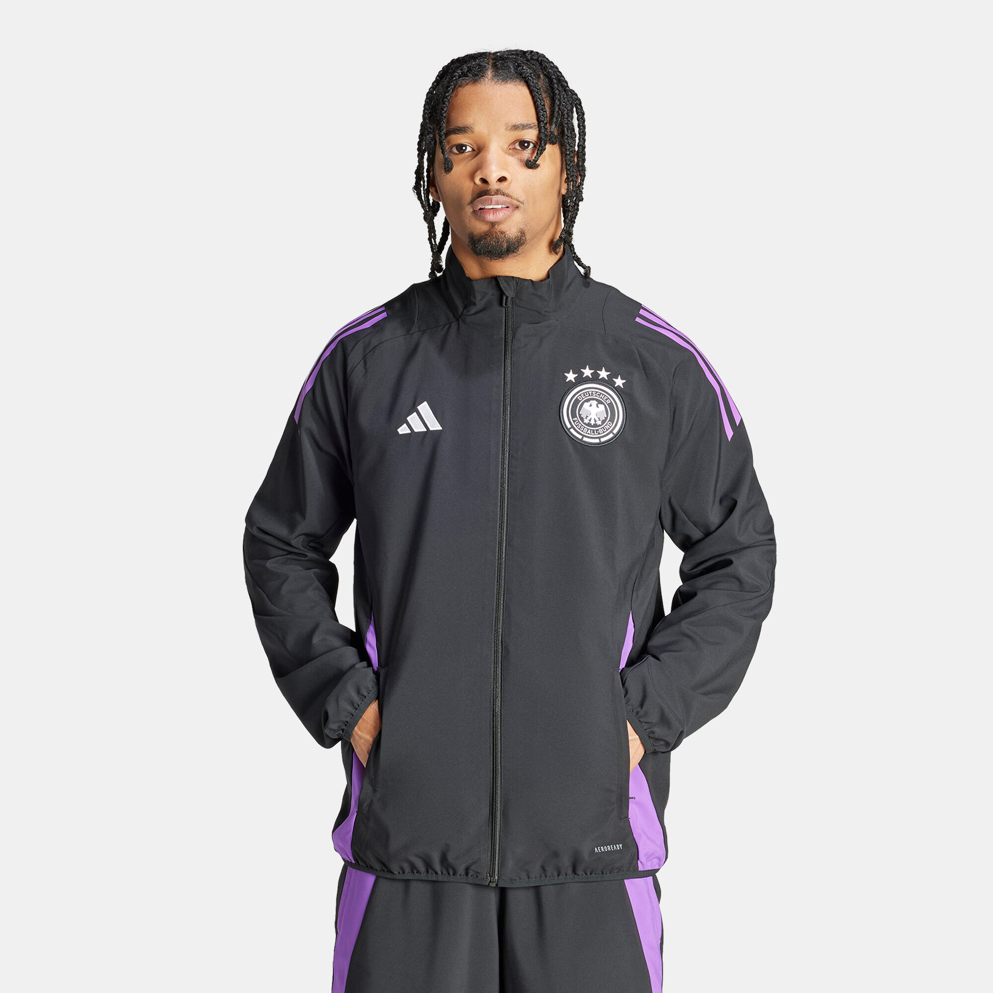 Adidas football track jacket discount