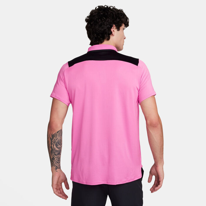Nike Men's Court Advantage Polo Shirt Pink image number 1