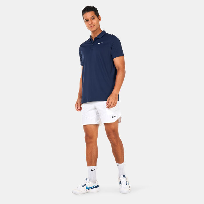Nike Men's Court Dri-FIT Tennis Polo Shirt Blue image number 2
