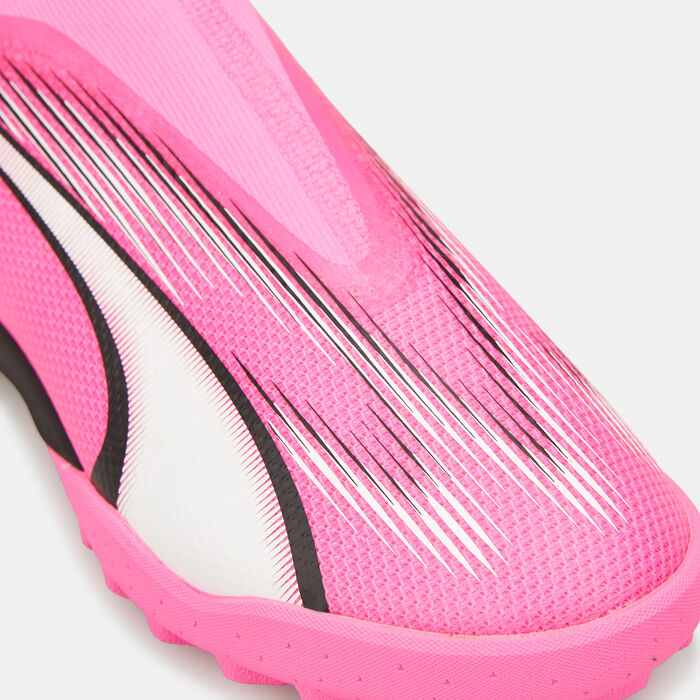 PUMA Kids' ULTRA MATCH LL Turf Ground Football Shoes Pink image number 10
