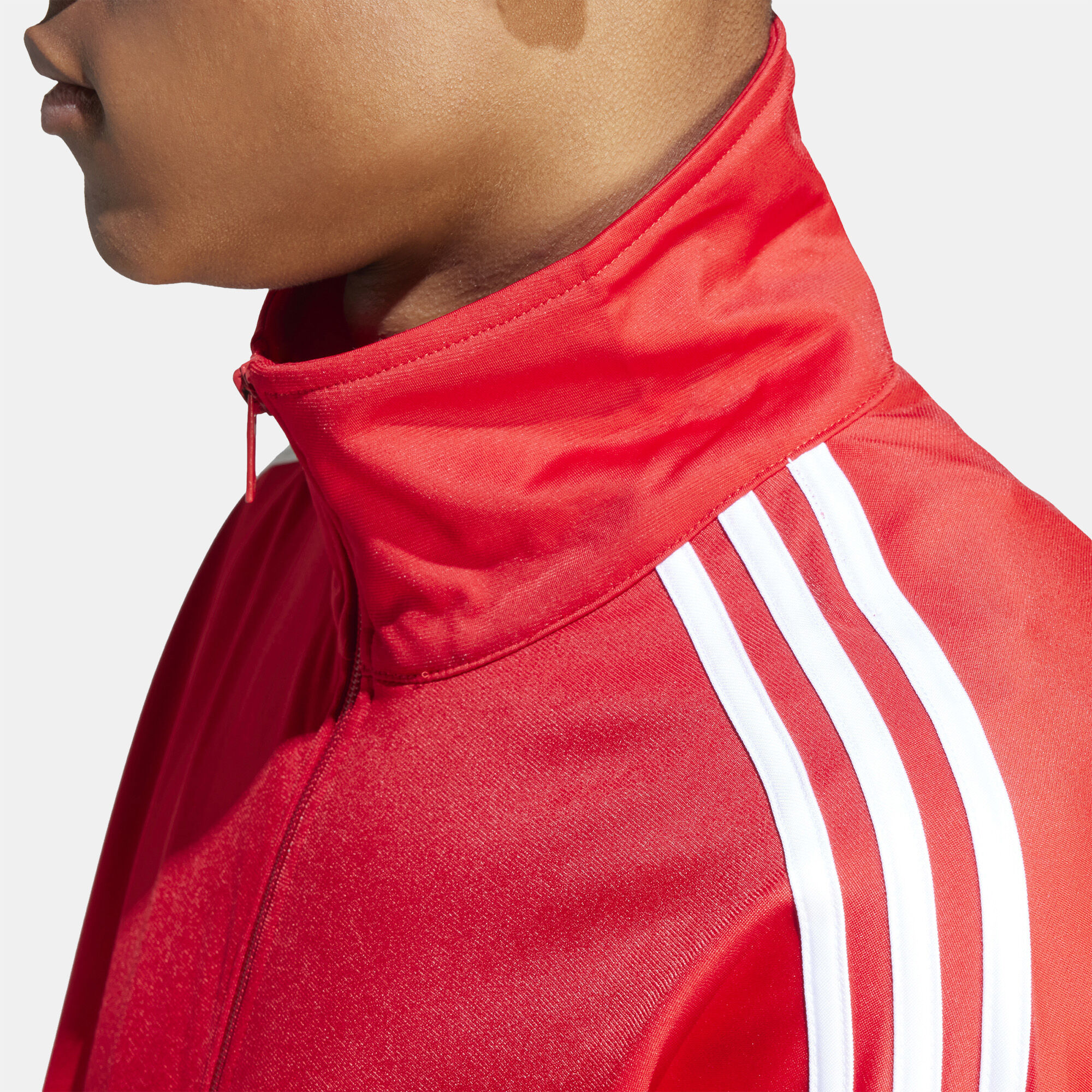 Adidas firebird jacket red clearance