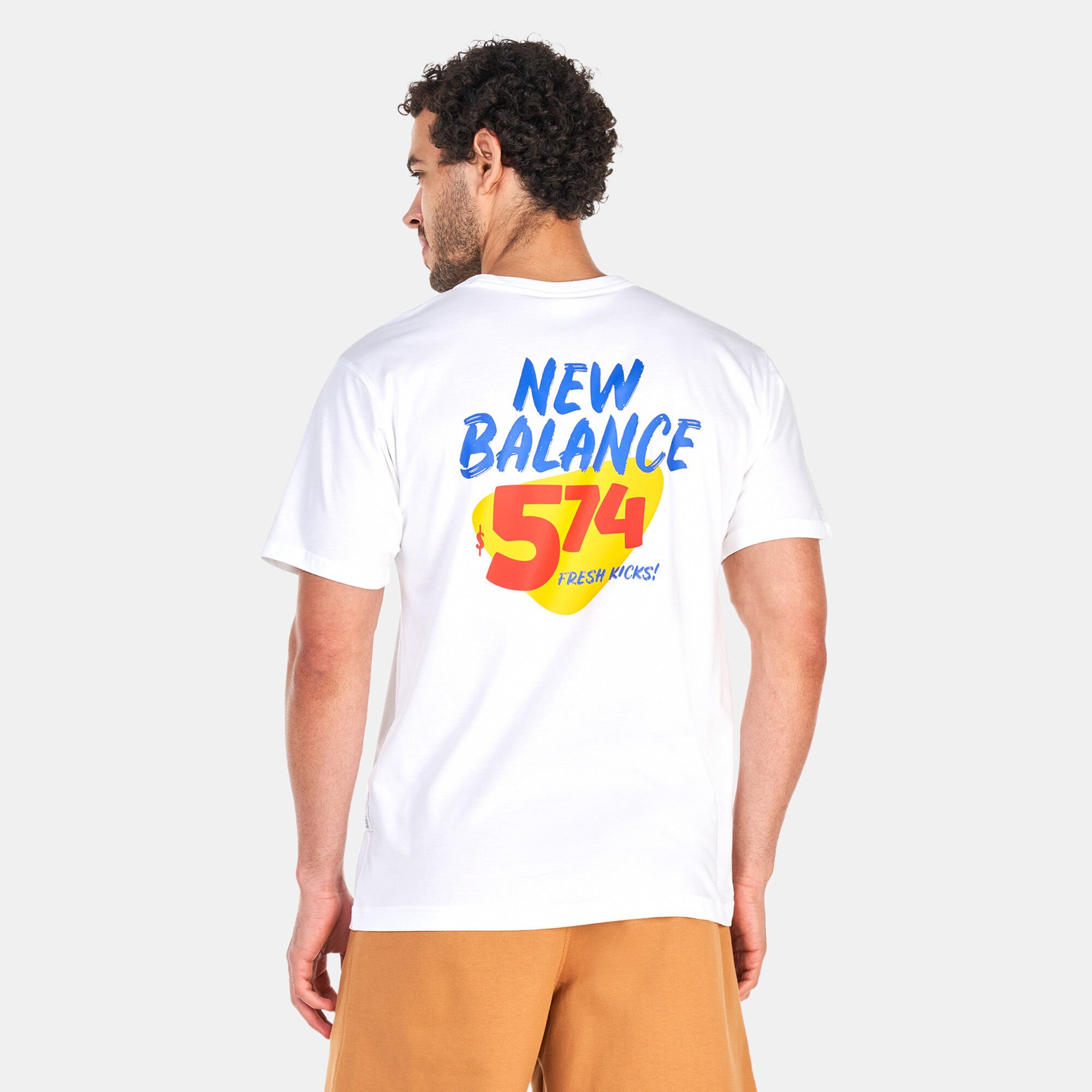 Men s Essentials Reimagined 574 T Shirt White New Balance in Kuwait SSS