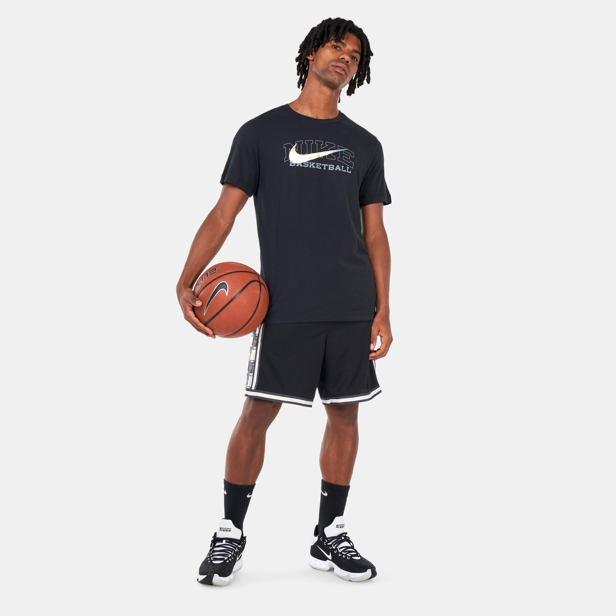 Men s Dri FIT Swoosh Basketball T Shirt Black Nike in Kuwait SSS
