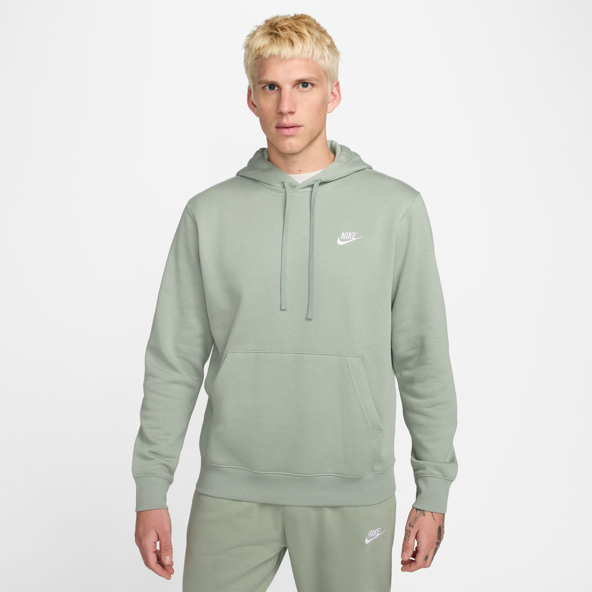 Sportswear Club Fleece Pullover Hoodie Green Nike in Kuwait SSS