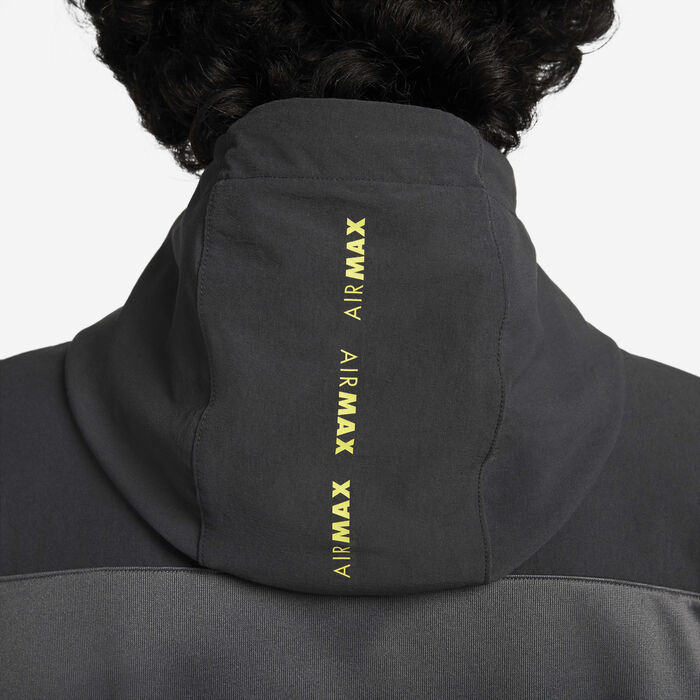 Nike Men's Air Max Full-Zip Hoodie Black image number 6