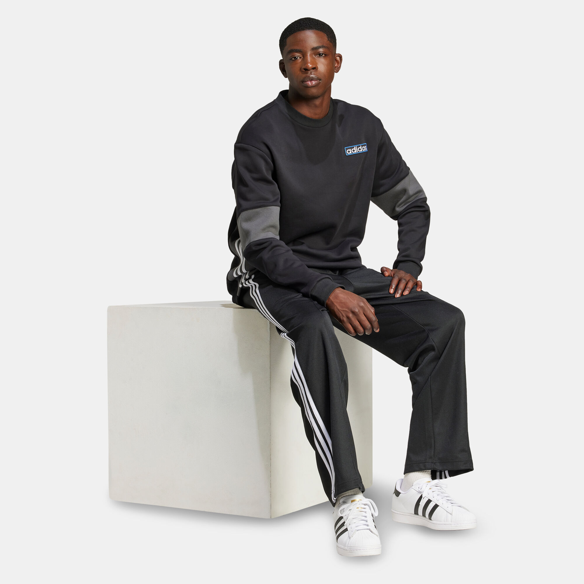 Adidas firebird track pants black new arrivals