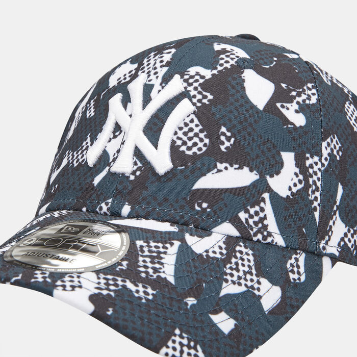 New Era Men's MLB New York Yankees Seasonal Print 9FORTY Cap Blue image number 2