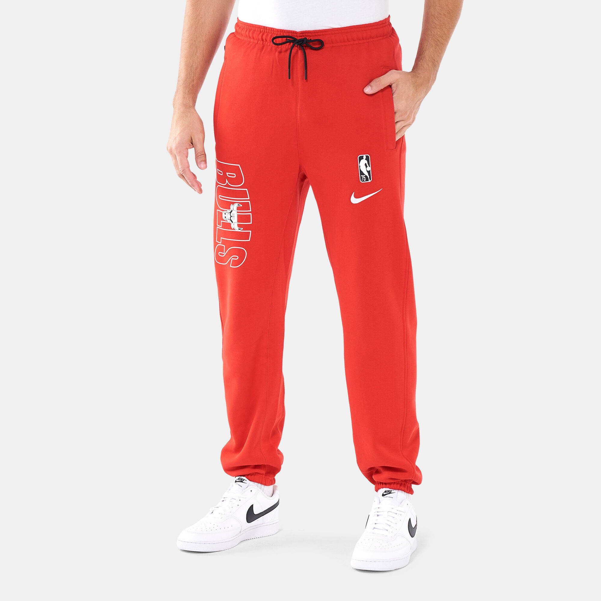 Men s Chicago Bulls Fleece Sweatpants Red Nike in Kuwait SSS
