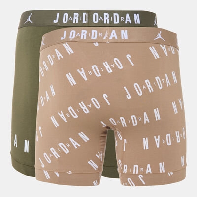 Nike Men's Dri-FIT Essentials Flight Boxer Briefs (2 Pack) Beige