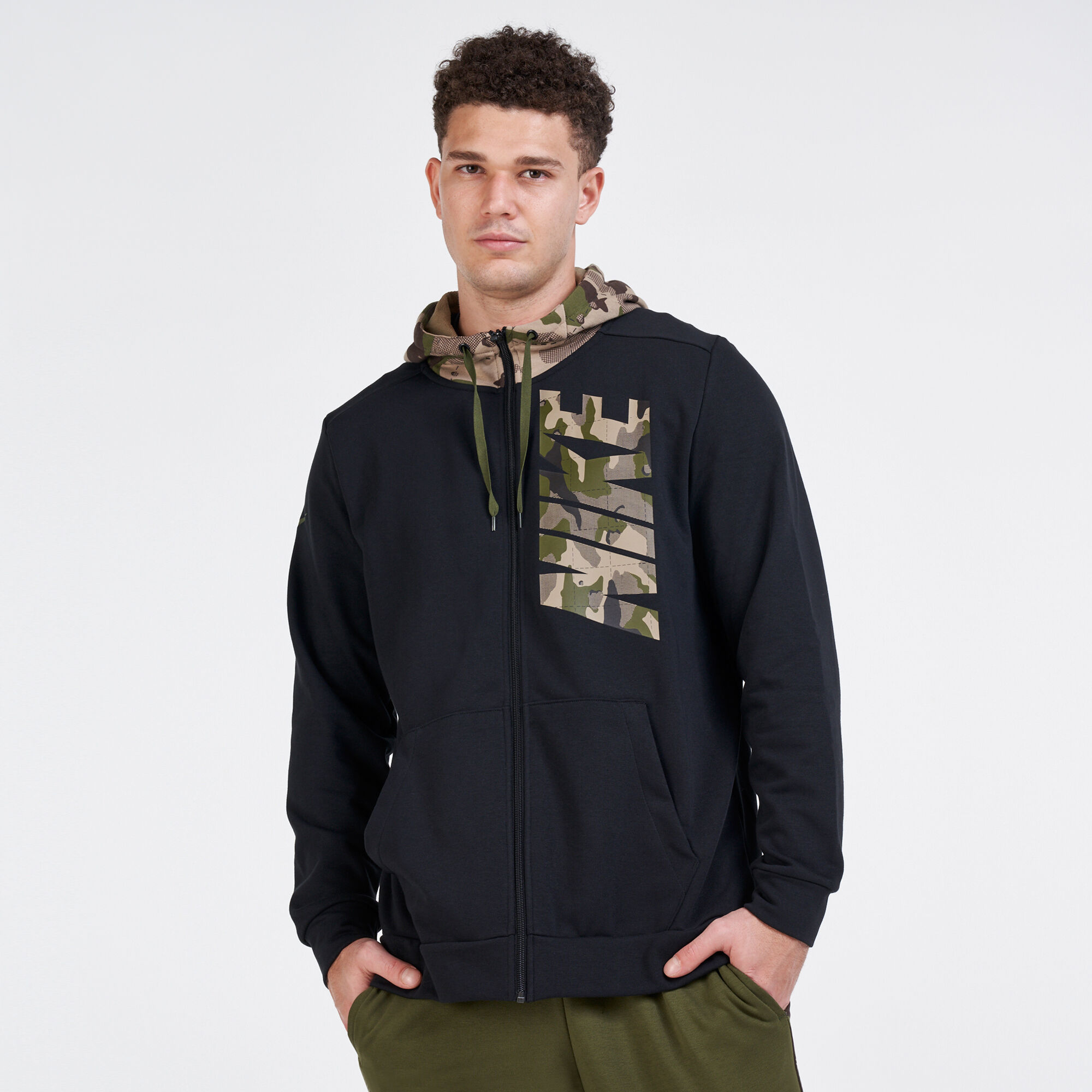 Nike mens dri top fit training hoodie